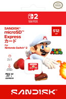 SanDisk microSD Express Card 512GB for Nintendo Switch 2