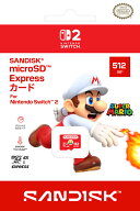 SanDisk microSD Express Card 512GB for Nintendo Switch 2