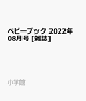 【予約】ベビーブック 2022年 08月号 [雑誌]