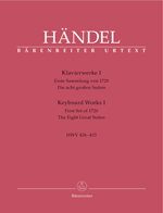【輸入楽譜】ヘンデル,GeorgFriedrich:鍵盤作品集第1巻:HWV426-433(組曲第1セット1720年)/原典版/Steglich&Best編[ヘンデル,GeorgFriedrich]