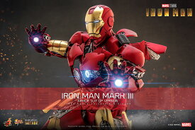 【ムービー・マスターピース DIECAST】 『アイアンマン』 1/6スケールフィギュア アイアンマン・マーク3（アーマー・スーツアップ版） 【1409】 (可動式フィギュア)