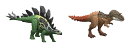 【特典】【セット商品】マテル ジュラシックワールド(JURASSIC WORLD) ビッグアクション!2種(ステゴサウルス JKL…