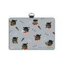 ARNOLD&PUPPETSパペットボンボン ネックストラップ付き2ポケットパスケース