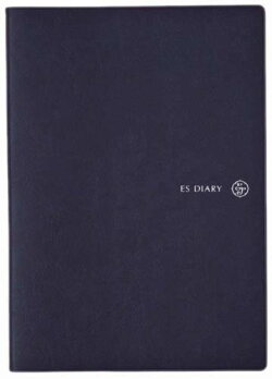 ESダイアリー2017 A5見開き1ヶ月＋ノート ネイビー