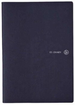 ESダイアリー2017 B6見開き1ヶ月＋ノート ネイビー