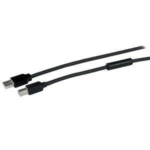 USB 2.0 �A�N�e�B�u���s�[�^�[�P�[�u�� 15m Type-A�i�I�X�j - Type-B�i�I�X�j