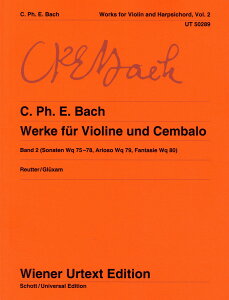 �y�A���y���z�o�b�n, Carl Philipp Emanuel: �o�C�I�����ƃ`�F���o���̂��߂̍�i�W ��2��/�E�B�[�����T��/���[�^�[�� [ �o�b�n, Carl Philipp Emanuel ]