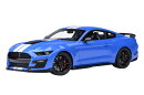 1/18 フォード マスタング シェルビー GT500 （ブルー／ホワイト・ストライプ） (ミニカー)