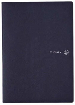 ESダイアリー2017 A6 1日1ページ ネイビー