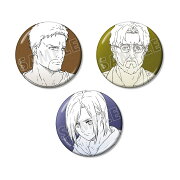 TVアニメ『進撃の巨人』ライナー&ジーク&アニ メタリック缶バッジ3個セット