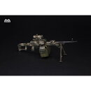 1/12 WM-05C 汎用機関銃セット ジャングルカモフラージュ 1/12 アクションフィギュア用完成品オプションパーツ (塗装済み完成品フィギュア用小物)