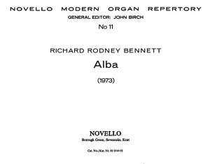 �y�A���y���z�x�l�b�g, Richard Rodney: �A���o [ �x�l�b�g, Richard Rodney ]