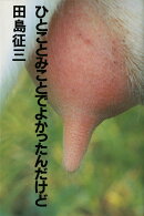 ひとことみことでよかったんだけど