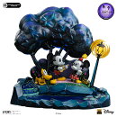 『ディズニー』 【アイアン・スタジオ スタチュー】 「デラックス・アートスケール」 1/10スケール ミッキー＆ミニー＆プルート (フィギュア)【クレジットカード決済限定】