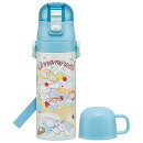 サンリオ シナモロール FancySnacksSweets　水筒 子供 真空ステンレス 保冷 2WAY ボトル 直飲み 470ml コップ 430ml