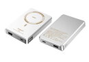 Enerpad UFO 磁気吸着式SSPB(準固体電池モバイルバッテリー)10000mAh ホワイト