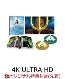 【楽天ブックス限定先着特典】【初回限定生産】アクアマン／失われた王国　＜4K ULTRA HD&ブルーレイセット＞ スチールブック仕様 (2枚組／ブックレット付)【4K ULTRA HD】(ポストカード2枚セット)