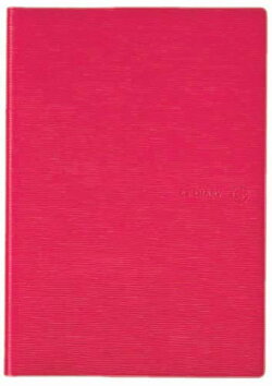 ESダイアリー2017　A6　見開き1週間ピンク（2017年度）