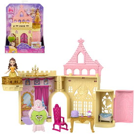 ディズニー（Disney）/ディズニープリンセス（Disney Princess） ベルとおしろ（かさねるおしろシリーズ！ミニドール）【着せ替え人形・お城 】【ハウス、アクセサリー付き】 【3才~】 HLW94