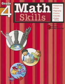 Math Skills, Grade 4 MATH SKILLS GRADE 4 （Flash Kids Harcourt Family Learning） [ Flash Kids ]