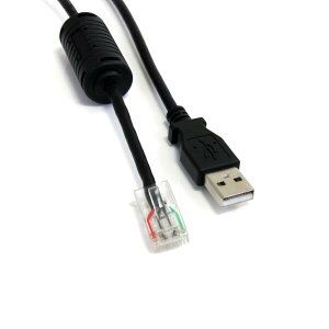 APC UPSpUSBP[u 1.8m USB A(IX) - RJ-45(IX) AP9827փP[u