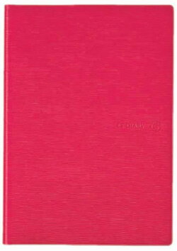 ESダイアリー2017 A6見開き1ヶ月＋ノート ピンク