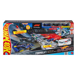 ホットウィール(Hot Wheels) Formula 1(R) グランプリ サーキット 乗り物おもちゃ F1 プレイセット ミニカー3台付…