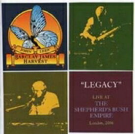 【輸入盤】Legacy - Live At The Shepherd's Bush Empire (+dvd)(Dled) [ John Lees / Barclay James Harvest ]