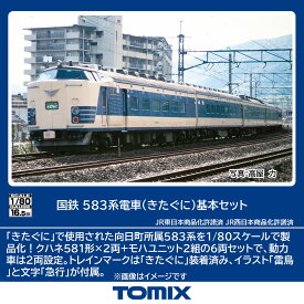 TOMIX 国鉄 583系電車 (きたぐに) 基本セット 【HO-9120】 (鉄道模型 HOゲージ)