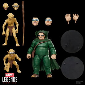 ハズブロ（Hasbro）MARVEL マーベルレジェンド・シリーズ マーベルのモールマン＆モロイド マルチパック、『ファンタスティック・フォー』コミックをモチーフにしたコレクション用 15 cm サイズ アクションフィギュア 3 体 G2071 正規品
