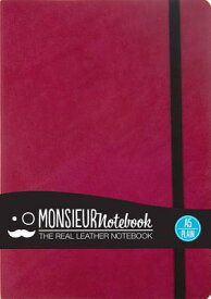 Monsieur Notebook Leather Journal - Pink Plain Medium MONSIEUR NOTEBK LEATHER JOURNA （Monsieur Notebook Plai） [ Monsieur ]