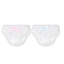 1/6スケール用ウェア PNS リボンニットショーツset ホワイト×ピンク・ホワイト×ブルー 【POC637-ASW】 (ドール)