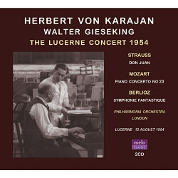 【輸入盤】ベルリオーズ：幻想交響曲、モーツァルト：ピアノ協奏曲第23番、他　ヘルベルト・フォン・カラヤン＆フィ…