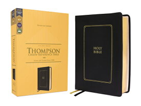 Kjv, Thompson Chain-Reference Bible, Leathersoft, Black, Red Letter, Comfort Print KJV THOMPSON CHAIN-REF BIBLE L [ Frank Charles Thompson ]