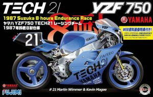 1/12 �o�C�N�V���[�Y 1/12 ���}�n YZF750 TECH21���[�V���O�`�[�� 1987�N�鎭8�ώd�l �yBIKE9�z (�v�����f��)