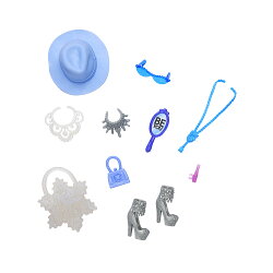 バービー(Barbie) ファッションパック　おでかけスタイルのアクセサリーセット きせかえ人形・ハウス ドール用アク…