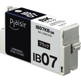 プレジール エプソン IB07互換 インクカートリッジ ブラック（顔料） IB07KB 目印：IB07