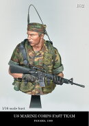 1/16 バスト 現用 アメリカ海兵隊FASTチームの兵士 パナマ1989 【CM-B02】 (プラモデル)