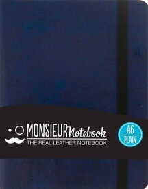 Monsieur Notebook Leather Journal - Navy Plain Small MONSIEUR NOTEBK LEATHER JOURNA （Monsieur Notebook Plai） [ Hide Stationery Ltd ]