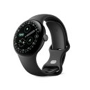 Google Pixel Watch 4(41 mm)Matte Black アルミケース/Obsidian アクティブ バンド Wi-Fi