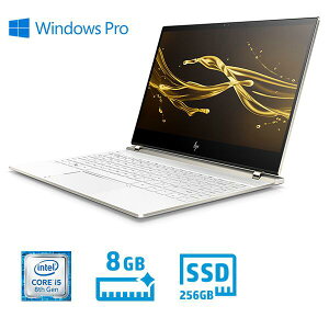 HP Spectre 13-af (13.3�^/i5-8250U/������ 8G/SSD 256GB/Win 10 Pro) �Z���~�b�N�z���C�g 2YB36PA-AAAA