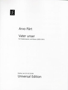 �y�A���y���z�y���g, Arvo: Vater unser(Our Father)(Boy Soprano)(CD�t) [ �y���g, Arvo ]