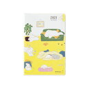 2023年　ポケットダイアリー　イヌ柄　ミニ　ダイアリー　ダイアリー　44835　デザインフィル　22159006