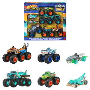 �z�b�g�E�B�[��(Hot Wheels) �@�����X�^�[�g���b�N �V���[�N vs. �_�C�m�R���N�V�����Z�b�g ��蕨�������� �~�j�J�[ 6����� 3�΂��� �}���` JGD68