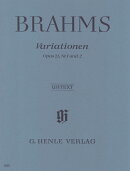【輸入楽譜】ブラームス, Johannes: 創作主題による変奏曲 Op.21/1、ハンガリーの歌の主題による変奏曲 Op.21/2/原…