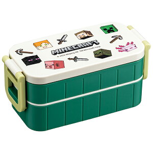 Minecraft マインクラフト エクスプロー お弁当箱 2段 600ml スリムランチボックス Skater スケーター 抗菌タイトランチボックス YZW3AG