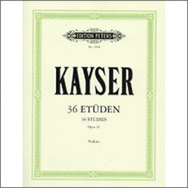【輸入楽譜】カイザー, Heinrich Ernst: 初歩的で発展的な練習曲 Op.20/ジット編 [ カイザー, Heinrich Ernst ]