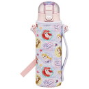 ディズニー プリンセス 2026　水筒 子供 470ml カバー付 直飲み ステンレス保冷ボトル