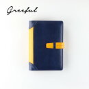 Greeful システムノートS ネイビー×イエロー
