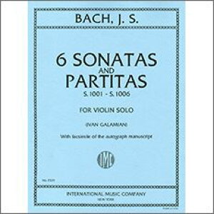�y�A���y���z�o�b�n, Johann Sebastian: �����t�o�C�I�����̂��߂̃\�i�^�ƃp���e�B�[�^ BWV 1001-1006/�K���~�A���� [ �o�b�n, Johann Sebastian ]